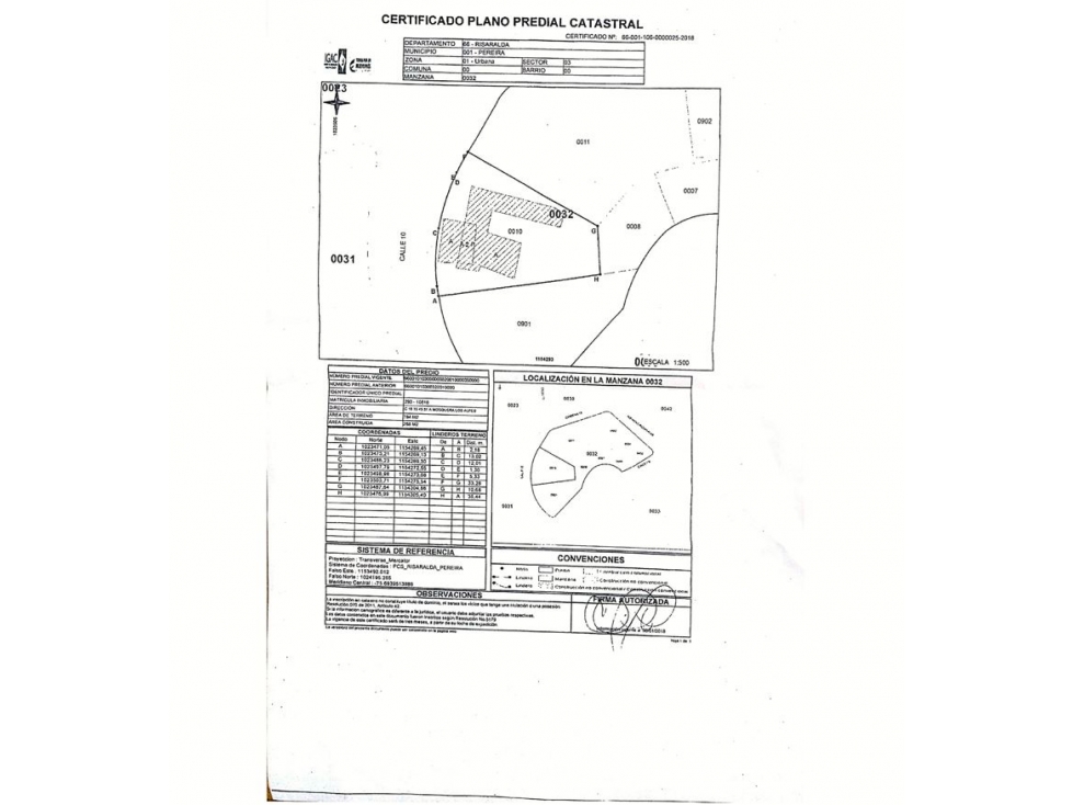 Venta Casa-Lote Sector Circunvalar, Pereira. CODIGO  4052809