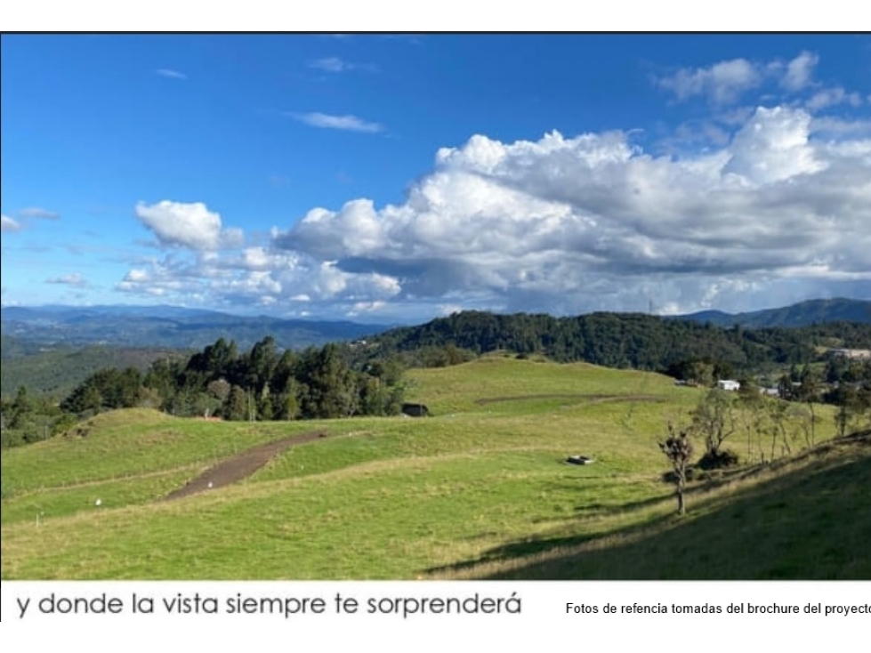 LOTE EN VENTA EN EL ALTO DE LAS PALMAS ENVIGADO